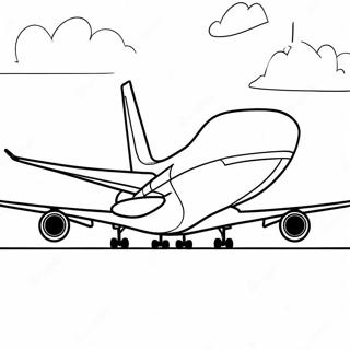 747 Fly Tar Av Fargeleggingsside 124176-58414