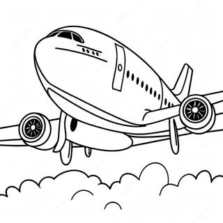 Tegneserie 747 Fly Fargeleggingsside 124177 58418