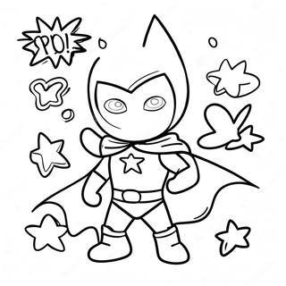 Mini Styrke Superhelter Fargeleggingsark 124486 58653