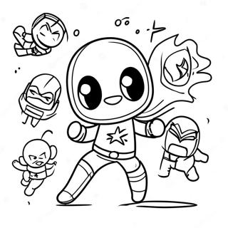 Mini Styrke Superhelter Fargeleggingsark 124486 58654