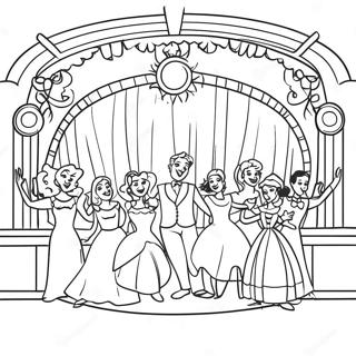 Spennende Fargeleggingsside Med Musikalscene 125439-59394