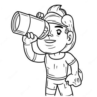 Titan Kameramann Med Spotlight Fargeleggingsside 126058-59874