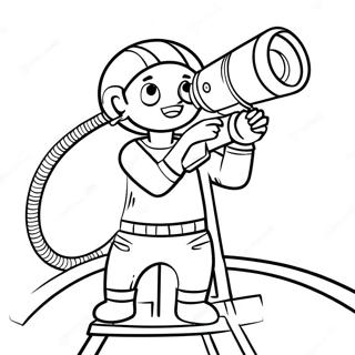 Titan Kameramann Ved Ringen Fargeleggingsside 126059-59879