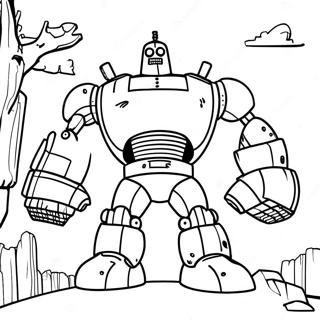 Eventyrlig Fargeleggingsside Med Jernkjempens 126215 60000