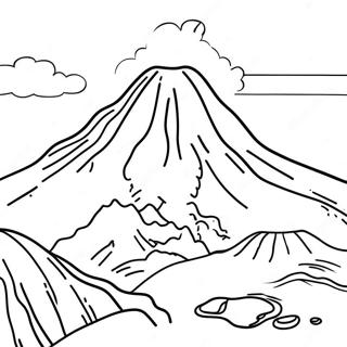 Guatemalanske Vulkaner Fargeleggingsark 126292 60059