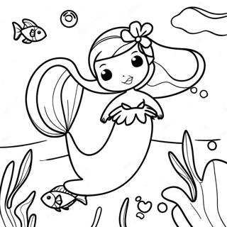 Ariel Utforsker Havet Fargeleggingsside 126731-60400
