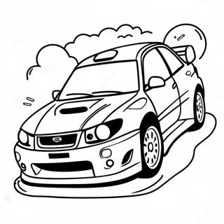Subaru Impreza Rally Fargeleggingsark 126989-60597