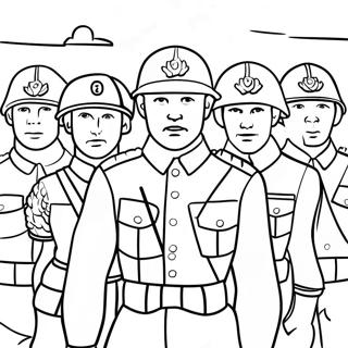 Modige Tropper Fargeleggingsside 127401-60918