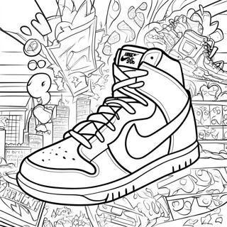 Nike Dunks Fargeleggingsark