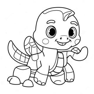 Sot Skorpion Tegneserie Fargeleggingsside 128766 62098