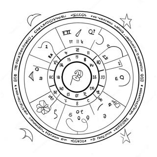 Astrologi Fargeleggingsside 128842-62151
