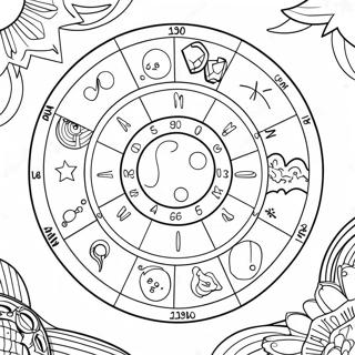 Astrologi Fargeleggingsside 128842-62152