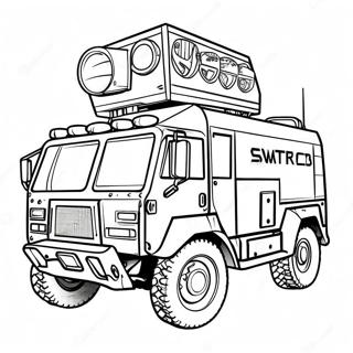 Swat Truck Fargeleggingsider