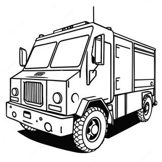 Swat Truck Fargeleggingsark