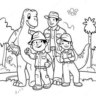Dino Ranch Fargeleggingsark