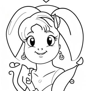 Elegant Prinsesse Serenity Fargeleggingsside 129557-62715