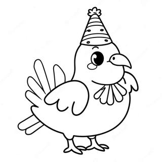 Morsom Due Med Festhatt Fargeleggingsside 130896 63761