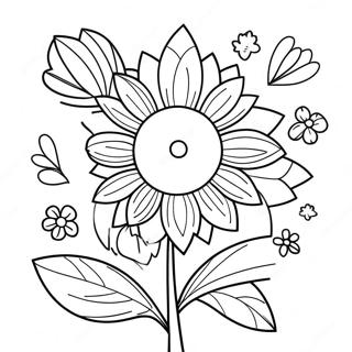 Vakre Villblomster Fargeleggingsside 131412 64161