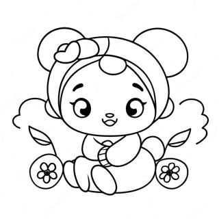 Elskverdig Pucca Forelsket Fargeleggingsside 131435-64173