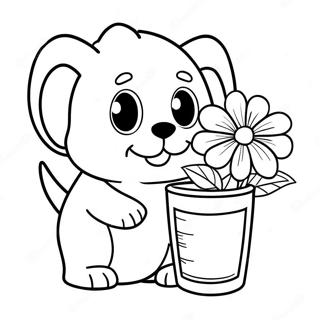 Sot Stanley Tumbler Med Blomster Fargeleggingsside 131745-64413