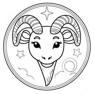 Vaeren Symbol Med Stjerner Fargeleggingsside 131851-64502