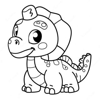 Sot Baby Dinosaur Fargeleggingsside 132182 64762