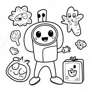 Gonoodle Aktive Barn Fargeleggingsark 132568 65063