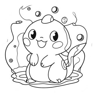 Fargerik Vann Pokemon Eventyr Fargeleggingsside 132720 65176