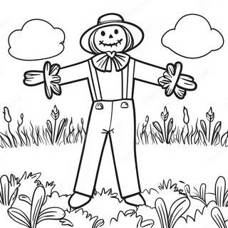 Fargerik Skremmende Figur I Mark Fargeleggingsside 133135-65502