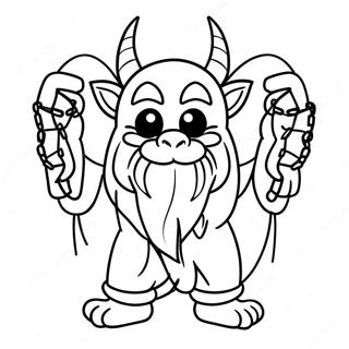 Krampus Fargeleggingsark