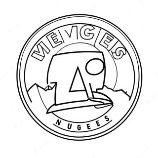 Denver Nuggets Logo Fargeleggingsside 134416-66486