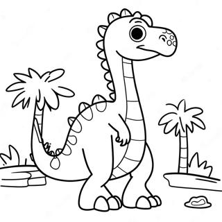 Tegneserie Therizinosaurus Fargeleggingsside 134624-66654