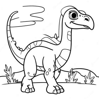 Tegneserie Therizinosaurus Fargeleggingsside 134624-66656