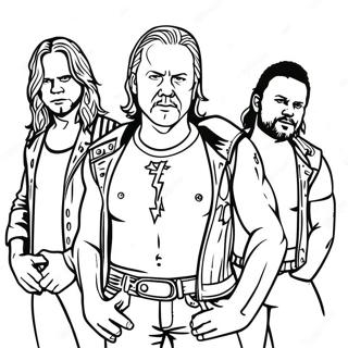 Metallica Bandmedlemmer Fargeleggingsside 134880-66848