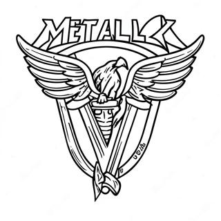 Metallica Logo Fargeleggingsside 134881-66849