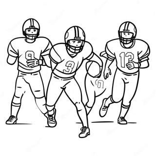 Animerte Fotballspillere I Aksjon Fargeleggingsside 135419 67280