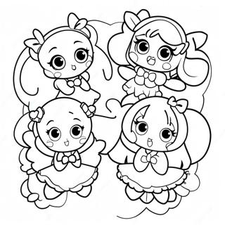 Magisk Precure Team Fargeleggingsside 136208-67885