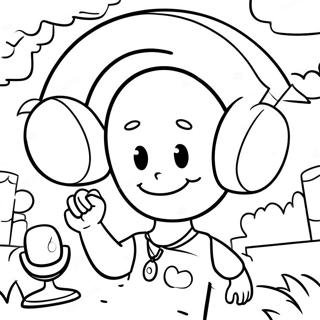 Fargeleggingsside Med Livlig Horseloppdagelse 136929 68604