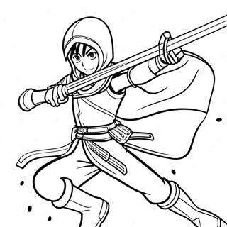 Kirito I Kampstilling Fargeleggingsside 137926-69375