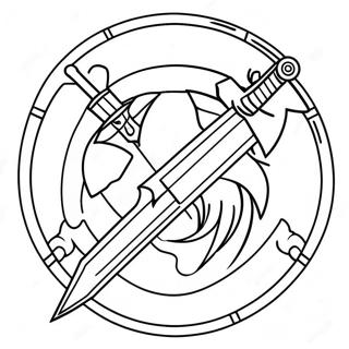 Sword Art Online Logo Fargeleggingsside 137929-69387