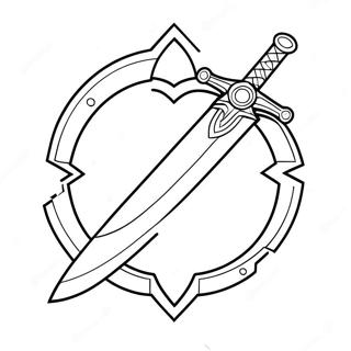 Sword Art Online Logo Fargeleggingsside 137929-69388