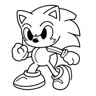 Sonic I Aksjon Fargeleggingsside Fargeleggingsider