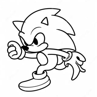 Sonic I Aksjon Fargeleggingsside Fargeleggingsider