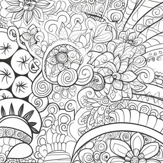 Morsomme Posca Markorer Monstre Fargeleggingsside 139029-70248