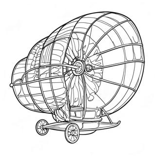 Leonardo Da Vincis Flygende Maskin Fargeleggingsside 139104 70298