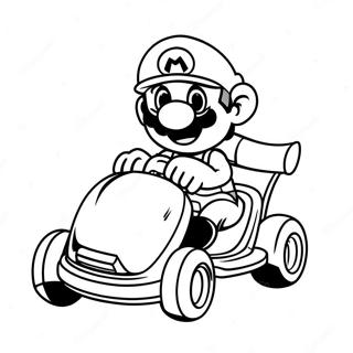 Mario Kart Luigi Kjorer Fargeleggingsside 14622-3198