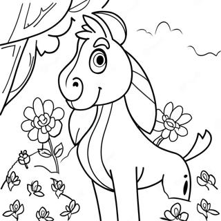 Blossom Leder Laget Fargeleggingsside 15173 3311