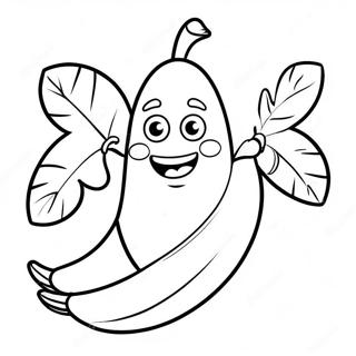 Gledelig Banan Fargeleggingsside 15257 3343