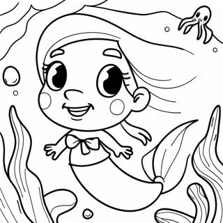 Eventyrlige Ariel Under Havet Fargeleggingsside 1547 1844