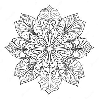 Stort Snofnuggdesign Fargeleggingsside 16165-3531